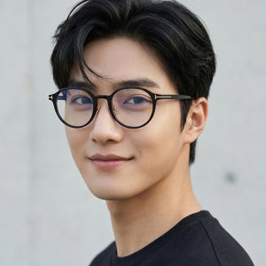 톰포드 안경테 TF6160-K-B 001 지창욱 블루라이트차단 명품 라운드 뿔테 남자 여자