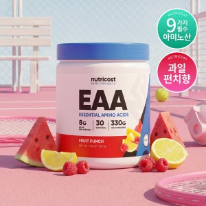 뉴트리코스트 EAA 파우더 필수 아미노산 30회분 과일펀치, 330g, 1개