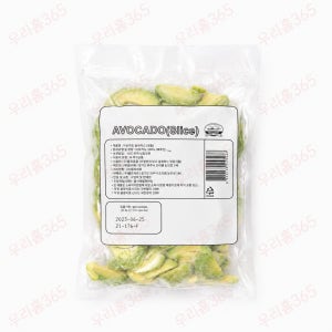 페루산 냉동 아보카도 슬라이스 500g, 10개