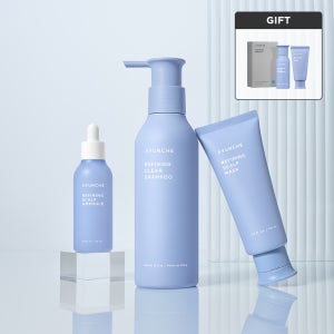 [3종] 아윤채 리파이닝 토탈 트리플 케어 소용량 세트 (샴푸 350g + 마스크 100ml + 앰플 75ml)