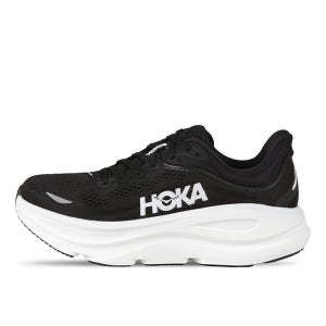 호카 본디 9 와이드 여성 러닝화 운동화 블랙 화이트 1162014-BWHT