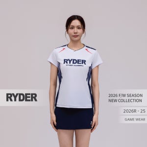 라이더 2026R-25 배드민턴 경기복 반팔 유니폼 피클볼 탁구 기능성 티셔츠