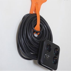 이케이브 연장선 3구 USB 2포트 15M 캠핑용멀티탭15m 여행용멀티콘센트