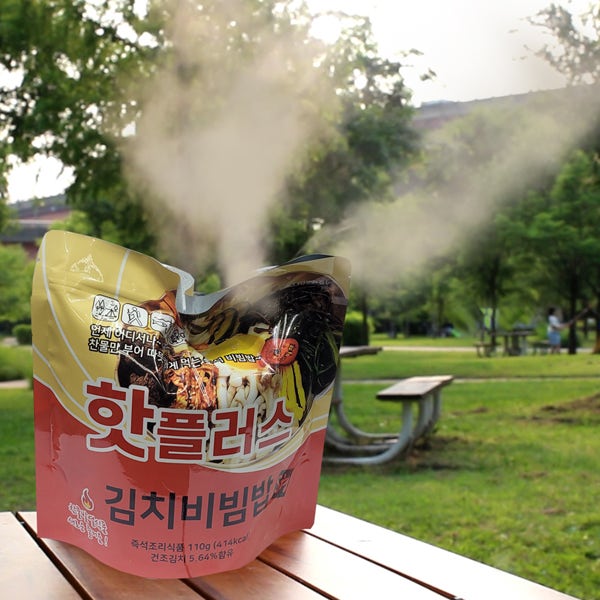 전투식량 발열도시락 핫플러스 김치비빔밥 스프형 비상식량 등산도시락