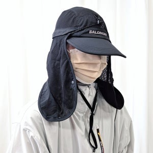 살로몬(SALOMON) 26SS 자외선 차단 케이프 사하라 캡 러닝 등산 모자