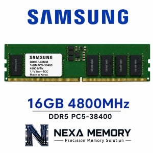 삼성전자 데스크탑 메모리 DDR5 16GB 4800 PC5 38400 UDIMM
