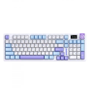 AULA F99 Pro Max 기계식 키보드 무선 블루투스 조명 노브 게이밍
