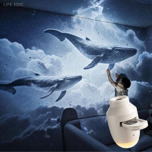 우주 무드등 천장 우주빔 프로젝터 달 수면등 오로라 조명