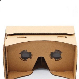 교육용 종이 vr 안경 조립형 스마트폰 vr 헤드셋 시청용 가상현실