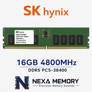 SK하이닉스 데스크탑 메모리 DDR5 16GB 4800 PC5 38400 UDIMM