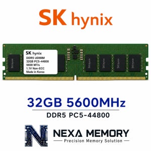 SK하이닉스 데스크탑 메모리 DDR5 32GB 5600 PC5 44800 UDIMM