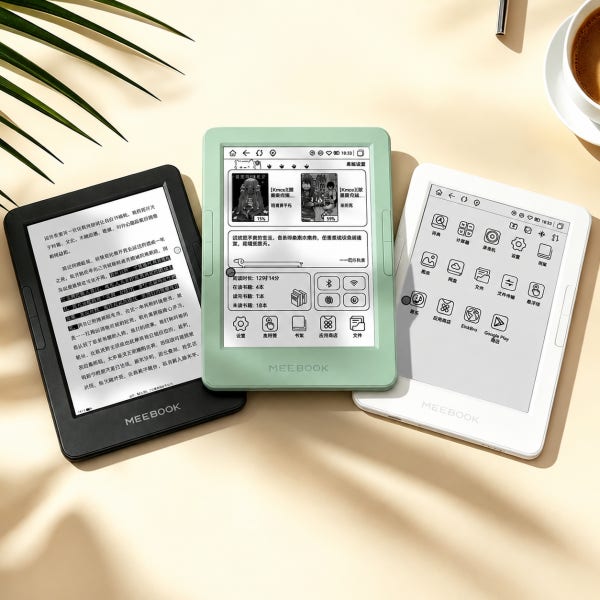 MEEBOOK 미북 E6 이북리더기 스마트 전자책 AI 잉크스크린 3+32G