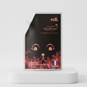 필루 고양이 모래 탈취제 냄새제거 캣리터 데오드란트 허니써클향, 300g, 1개