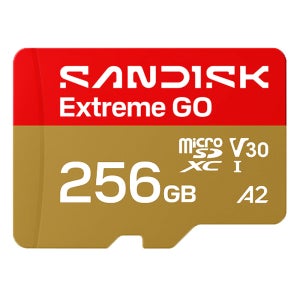 샌디스크 익스트림 GO 256GB 마이크로 SD카드 U3 4K 오즈모 포켓4 메모리카드