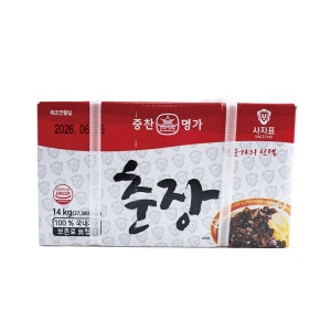 태신푸드 중찬명가 사자표 춘장 14kg 중식 중화요리 소스 짜장 업소용 대용량