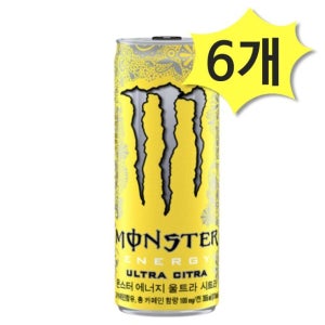 몬스터 에너지 울트라 시트라 355ml x 6개