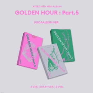 [버전선택] Ateez 에이티즈 미니14집 GOLDEN HOUR Part 5 골든아워 파트5 포카앨범