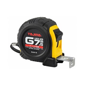 타지마 TAJIMA 줄자 SF-GL25 자동잠금 스틸 목공 건축 광폭 25mm, 7.5m