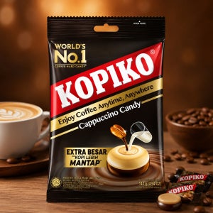 코피코 카푸치노 캔디 175g 커피캔디 커피사탕 인도네시아 수입캔디