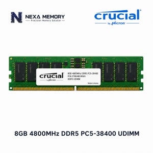 마이크론 데스크탑 메모리 DDR5 8GB 4800 PC5 38400 UDIMM