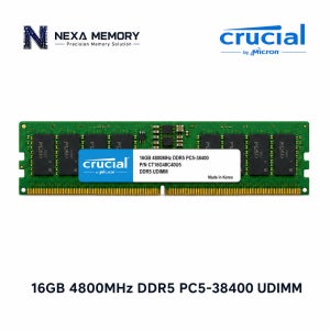 마이크론 데스크탑 메모리 DDR5 16GB 4800 PC5 38400 UDIMM