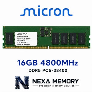 마이크론 데스크탑 메모리 DDR5 16GB 4800 PC5 38400 UDIMM