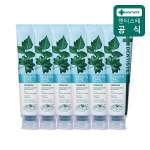 덴티스테 뉴센서티브케어 치약 불소 시린이케어 200g, 6개