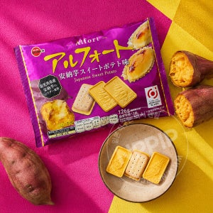 부르봉 알포트 초콜릿 초코비스킷 초코과자 일본 간식 고구마맛 대용량, 126g, 1개
