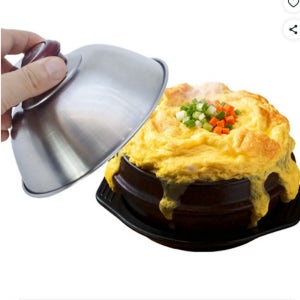 폭탄 계란찜 뚜껑 계란찜기 뚝배기 냄비 뚜껑