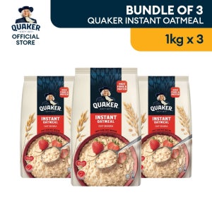 Quaker 퀘이커 오트밀 낱개 포장 28g 14포 x 3개 총42포