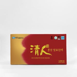 6년근 홍삼 발효 액기스 진액 파우치 100% 국내산 선물세트 100ml, 30포, 1개