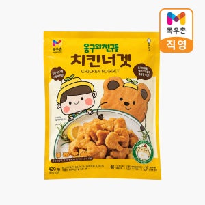 [소비기한 26년11월26일] 목우촌 몽구와친구들 치킨너겟 420g, 2개