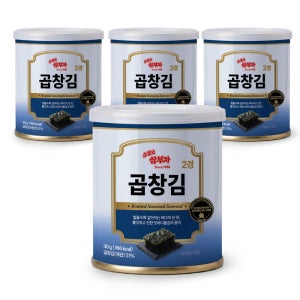 소문난삼부자 곱창김 캔김 30g 4캔