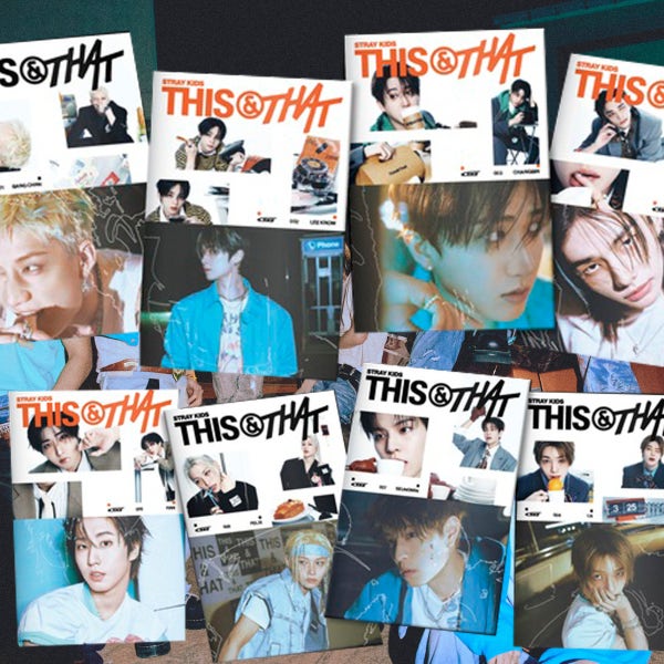 (8종세트)스트레이키즈 앨범 THIS & THAT 일반반 스키즈 디스앤댓 & VER