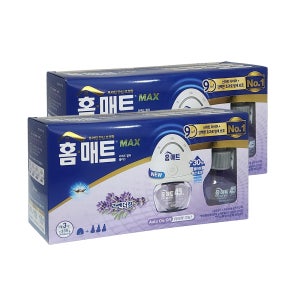 홈매트 리퀴드 알파 플러스 훈증기+리필액3입 액체전자모기향 2개
