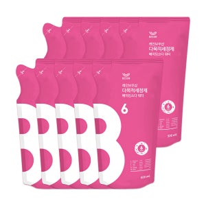 레인보우샵 다목적세정제 베이킹소다 워터 500ml 리필 x10개 총5000ml 대용량