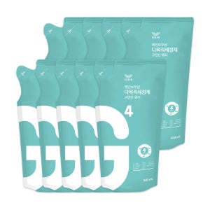 다목적 세정제 구연산 워터 리필 500ml, 10개
