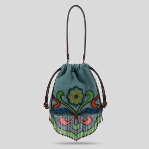 에트로 비즈장식 & 프린지 스몰 스웨이드 칼리스페라 백 WP1B0025AR497B0076