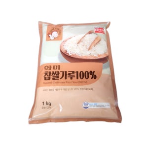 화미 찹쌀가루100% 1kg 10개입 (1박스)