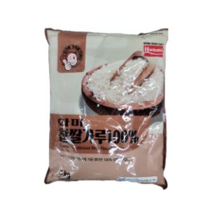 화미 찹쌀가루100% 면세 3kg 4개입 (1박스)