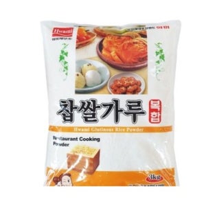 화미 찹쌀가루70% 복합 3kg 4개입 (1박스)