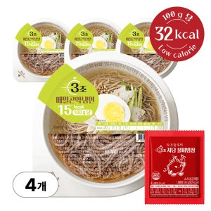 오늘부터 3초 메밀곤약냉면 + 저당 불비빔장 320g, 4개