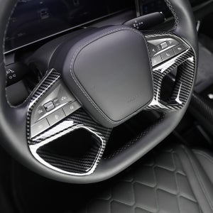 BYD 씨라이언7 튜닝 핸들 프레임 커버 카본 몰딩 용품