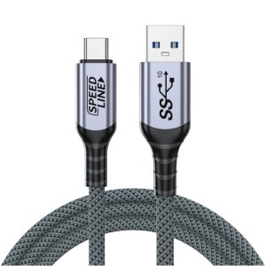 SPEED LINE USB A-to-C 데이터 케이블 10Gbps 0.5m, 1개