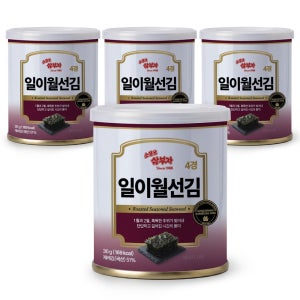 소문난삼부자 일이월선김 캔김 30g 4캔