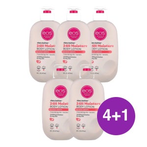 EOS Shea Better 24H 모이스처 바디 로션 코코넛 워터 473ml, 5개