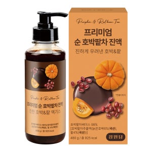 정원담 프리미엄 순 호박팥차 진액 480g, 1개