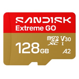 오즈모 액션6 포켓 4 메모리카드 샌디스크 익스트림 GO 128GB 마이크로SD A2 4K