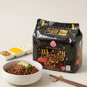 오뚜기 짜슐랭 짜장라면 145g, 5개