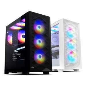 PCCOOLER CPS C3 D510 블랙 ATX 미들타워 ARGB PC케이스